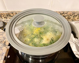 Foto del paso 5 de la receta: Bacalao desalado con espinacas y garbanzos