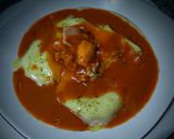 Foto del paso 5 de la receta: Mozzarella sin carroza con atún bañada en crema de tomate casera