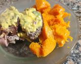 Foto del paso 7 de la receta: Pan de Carne Relleno con Jamón y Mozzarella al verdeo con cheddar