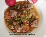 Foto del paso 9 de la receta Menestra con carne de pavo, cerdo o ternera en Olla a Presión