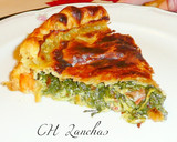 Foto del paso 7 de la receta: Pastel de espinacas y langostinos