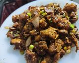 A picture of step 7 of Honey Chilli Cauliflower.