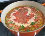 A picture of step 7 of Tuscan Chicken Soup.