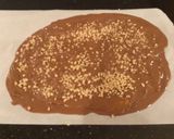 A picture of step 2 of Milk Chocolate Caramel Swirl Bark.