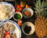 Foto langkah ke 1 dari resep 55. Pineapple fried rice (nasi goreng nanas khas thailand).