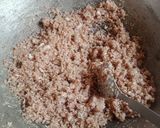 A picture of step 3 of Coconut badami laddu.