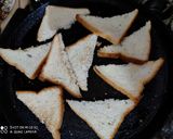 A picture of step 1 of Shahi tukda.