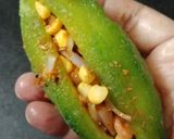 A picture of step 3 of Stuffed Karela.