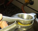 A picture of step 2 of Lemon sarbet.