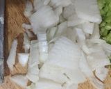 Foto del paso 1 de la receta: Tortilla de pencas de acelga 🥬