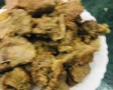 A picture of step 1 of Beef pulao.