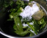 A picture of step 1 of Chutney potato sabji.