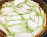 Hình bước làm 3 của món Canh Bầu Nấu Cá Thu