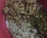 Foto langkah ke 1 dari resep Tumis Teri dengan Tempe & Lamtoro/Pete Cina.