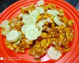 A picture of step 3 of Munchy Bhel.