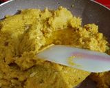 A picture of step 4 of Kharek(Fresh Yellow Dates) Halwa.