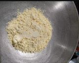 A picture of step 1 of Khandvi.