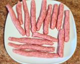 Foto del paso 1 de la receta: Noodles con rollitos de carne picada y salsa agridulce