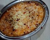 A picture of step 8 of Macaroni in Red Sauce.
