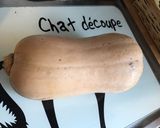 Une image de l'étape 1 de Courge butternut farcie porc épinards carotte violette et mozzarella di buffala.