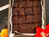 Orange ginger hazelnut brownies