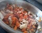 Foto del paso 2 de la receta: Arroz con salteado de verduras y pollo🍚🥕