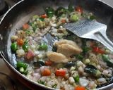 A picture of step 4 of Khandeshi spicy green brinjal Bharta.