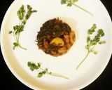 A picture of step 4 of Methi Sabji.