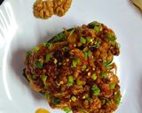 গ্লেজড চিকেন (Chicken glazed in spicy honey and walnut sauce with baked potato recipe in Bengali) রেসিপি ধাপ - 10 ছবি