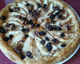 Foto del paso 7 de la receta Tarta de manzana, nueces y pasas al Pedro Ximenez
