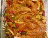 A picture of step 2 of Easy Oven Baked Chicken Fajitas.
