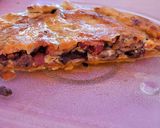 Foto del paso 9 de la receta: Tarta de setas, jamón, longaniza y algo más