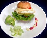 Hình bước làm 4 của món Hamburger keto