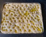 A picture of step 5 of Focaccia bread.