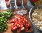 A picture of step 5 of Shezwan sauce spicy macaroni.