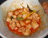 Foto langkah ke 2 dari resep Bola-bola daging bumbu rendang.
