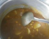 A picture of step 1 of Kathiyawari cholay with tea.