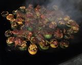 A picture of step 8 of Grilled Tricolor Zucchini with Rosemary, Tomato, and Marinade.