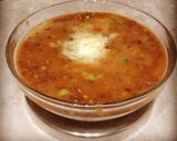 A picture of step 10 of Daal Makhni.