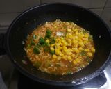 A picture of step 4 of Schezwan Maggi disc.