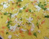 A picture of step 6 of Stuffed khandvi.