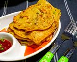 চিকেন প্যানকেক (Chicken pancake recipe in Bengali) রেসিপির ধাপ 8 ছবি