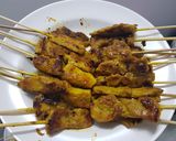 A picture of step 5 of Moo Satay with Satay Sauce (Using Satay Marinade Mix).