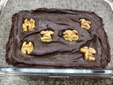 Brownie vegano con Plátano y Batata