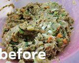 A picture of step 1 of Lebanese kabab.