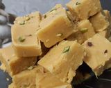 A picture of step 5 of Mysore Pak mouth melting.