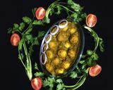 A picture of step 13 of Dhaniya Aloo / Potato in Coriander Gravy.