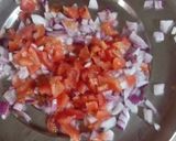 A picture of step 1 of Saprout bhel.