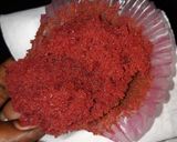A picture of step 5 of Redvelvet cupcakes.
