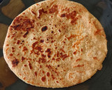 A picture of step 4 of Paneer Dates Poli.